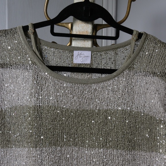 Sequin Knit Dress with Lining Dress - Picture 2 of 7